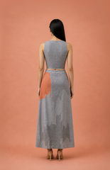 Ikat Cutwork Layered Set