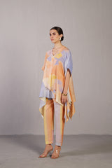 Candy Floss Soft Blue & Orange Co-Ord Set