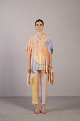 Candy Floss Soft Blue & Orange Co-Ord Set