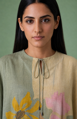 Ikat Kaftan Dress