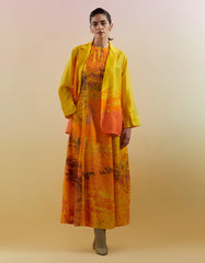 Gliss Yellow & Orange Jacket Set