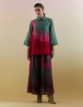 Gliss Pink & Green Short Co-Ord Set