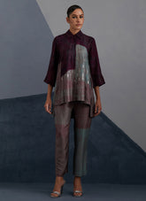 Omen Aubergine & Teal Co-Ord Set