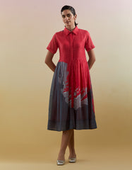 Gliss Pink & Grey Dress