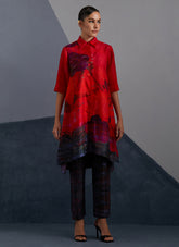 Vineyard Ruby & Black Kurta Set