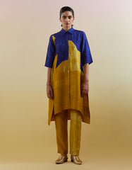 Omen Azure & Amber Kurta Set