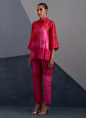 Omen Vermilion & Fuchsia Co-Ord Set