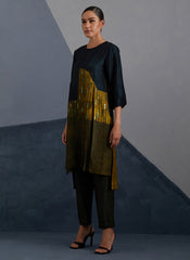 Omen Midnight & Gold Kurta Set