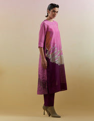 Gliss Pink & Purple Kurta Set