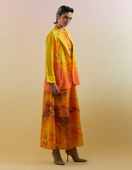 Gliss Yellow & Orange Jacket Set