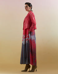 Gliss Pink & Grey Jacket Set