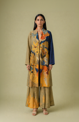 Ikat Cutwork Three-Piece Set