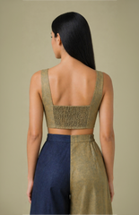 Ikat Cutwork Three-Piece Set