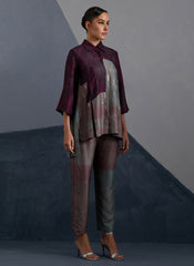 Omen Aubergine & Teal Co-Ord Set