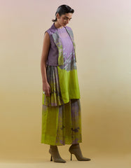 Gliss Lilac & Neon Green Co-Ord Set