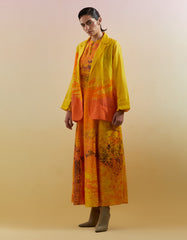 Gliss Yellow & Orange Jacket Set
