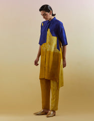 Omen Azure & Amber Kurta Set