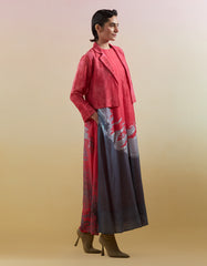 Gliss Pink & Grey Jacket Set