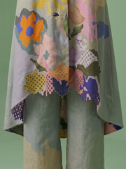 Ikat Cutwork Tunic Set
