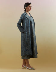 Scribe Indigo & Slate Dress (with Jacket)