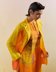 Gliss Yellow & Orange Jacket Set