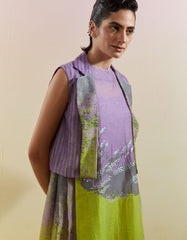 Gliss Lilac & Neon Green Co-Ord Set