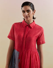 Gliss Pink & Grey Dress