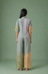 Ikat Cutwork Jumpsuit