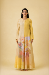 Ikat Flared Dress