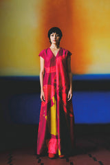 Flos Deep Red & Maroon jumpsuit