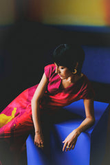 Flos Deep Red & Maroon jumpsuit