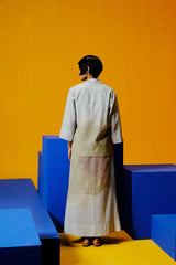 Diffuse Pastel Blue & Green Skirt Set