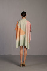 Diffuse Soft Pink & Green Shorts Set