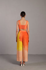 Diffuse Bright Orange & Yellow Co-Ord Set