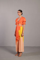 Diffuse Bright Orange & Yellow Co-Ord Set