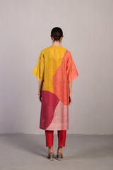 Bough Orange-Red Kurta Set