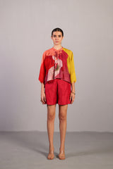 Bough Orange-Red Coord Set