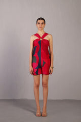 Patch Black & Red Playsuit