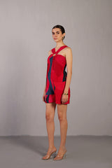 Patch Black & Red Playsuit