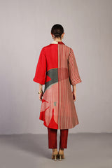 Floro Crimson Red Co-Ord Set