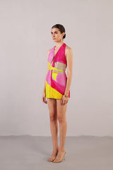 Botanica Pink & Yellow Dress