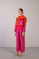 Ridge Orange & Red Co-Ord Set