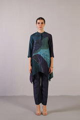 Flowna Royal Blue Kurta Set