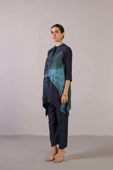 Flowna Royal Blue Kurta Set