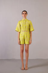 Matrix Neon Yellow Co-Ord Set