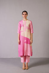 Floro Lemonade Pink Kurta Set