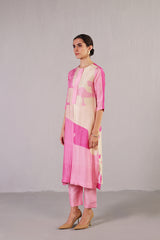Floro Lemonade Pink Kurta Set