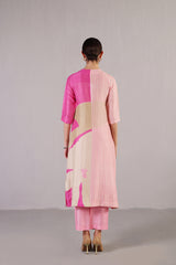 Floro Lemonade Pink Kurta Set