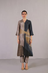 Botanica Grey & Beige Kurta Set