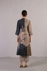 Botanica Grey & Beige Kurta Set